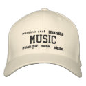 Music - Embroidered Hat