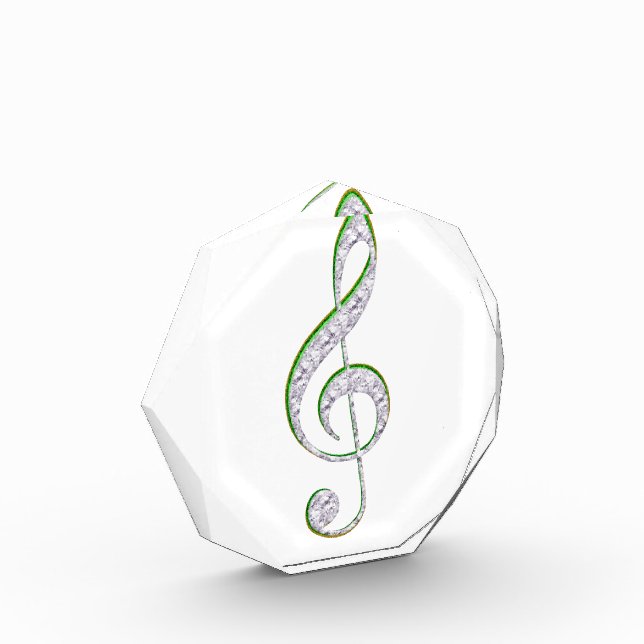 MUSIC Emerald and Diamond Treble Clef Award (Left)