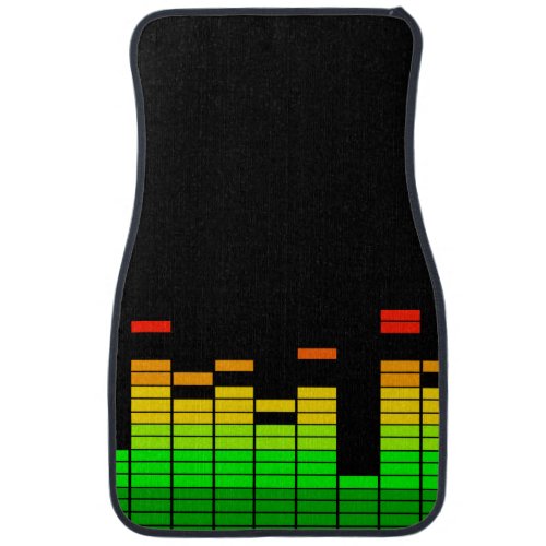 Music Equalizer 4 the DJ in You Car Floor Mat