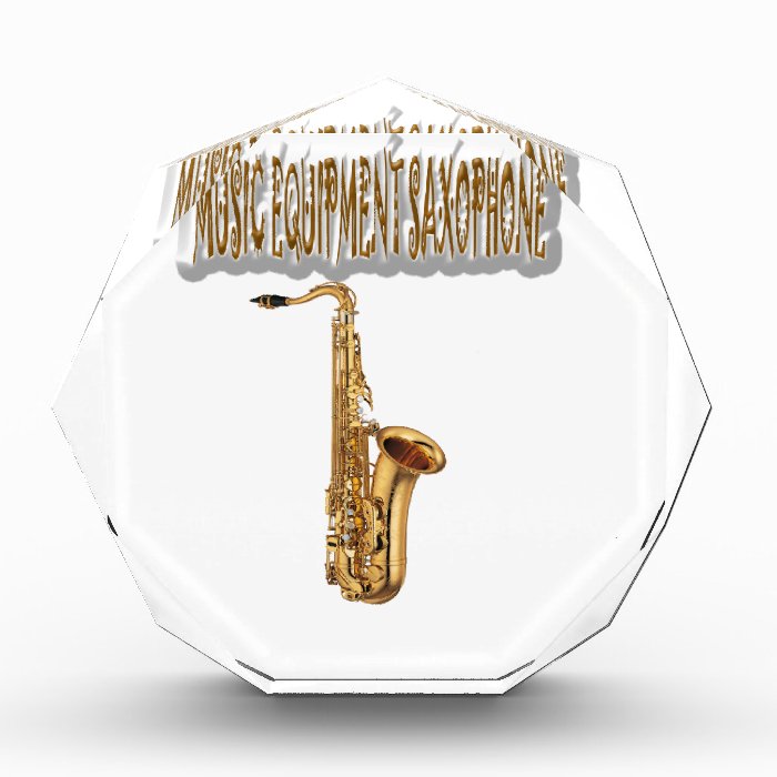 Music Equipment Saxophone Acrylic Award