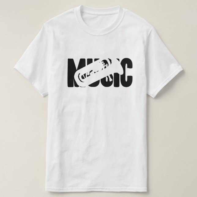MUSIC (EUPHONIUM) T-Shirt (Design Front)