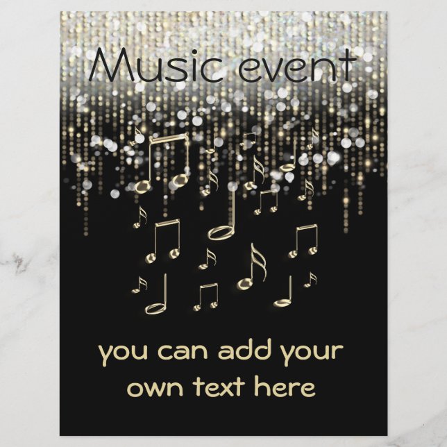 music event celebration party flyer (Front)