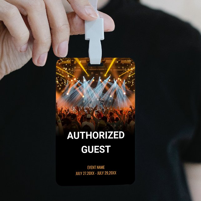 Music Event Guest Pass Event Badge (Music Event Guest Pass Event Badge)