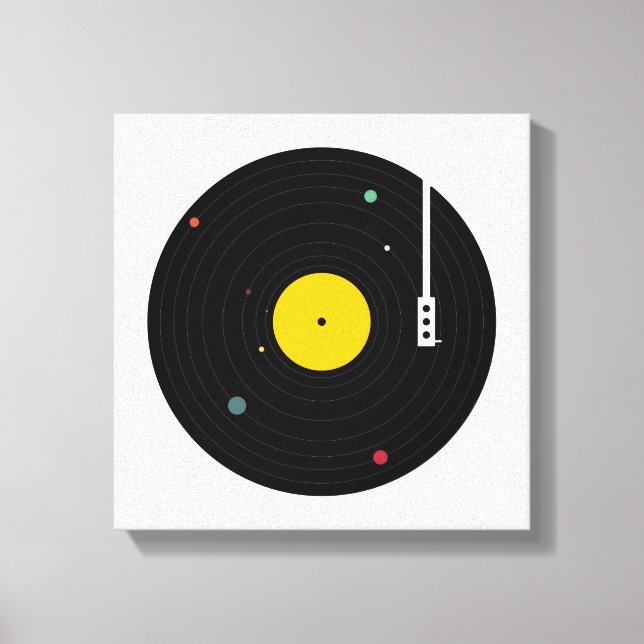 Music Everywhere | Florent Bodart Canvas Print (Front)