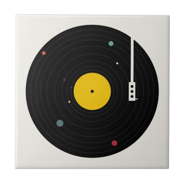 Music Everywhere | Florent Bodart Ceramic Tile (Front)