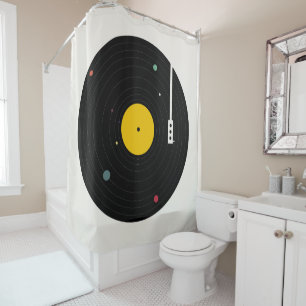 Music Everywhere Florent Bodart Shower Curtain