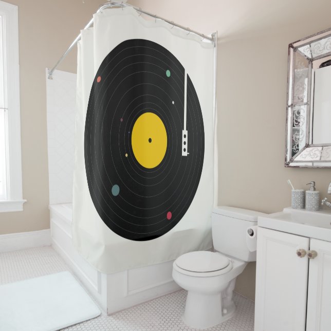 Music Everywhere | Florent Bodart Shower Curtain (In Situ)
