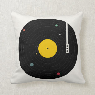Music Everywhere Florent Bodart Throw Pillow