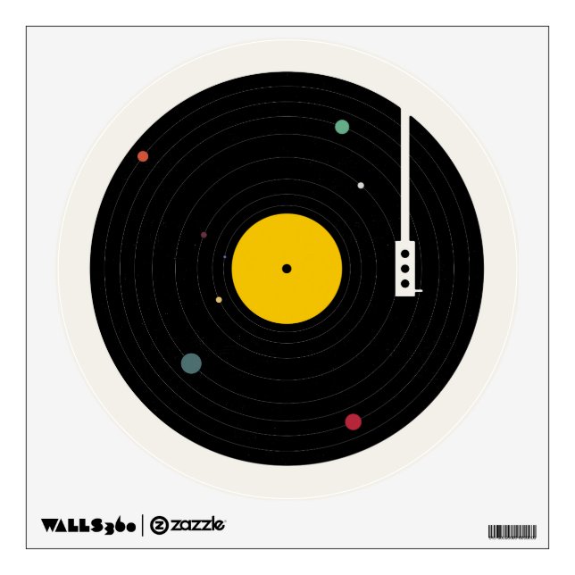 Music Everywhere | Florent Bodart Wall Decal (Front)