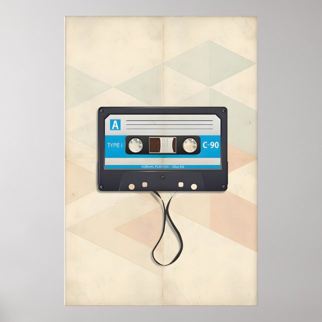 Music Evolution Cassette  Print -Print Only 1 (Front)