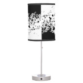 music explosion design black and white table lamp (Back)