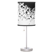 music explosion design black and white table lamp (Right)