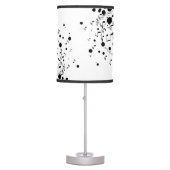 music explosion design black and white table lamp (Front)