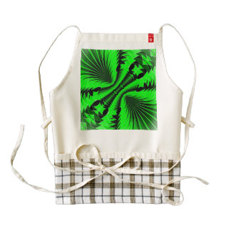 Music Explosion green Zazzle HEART Apron