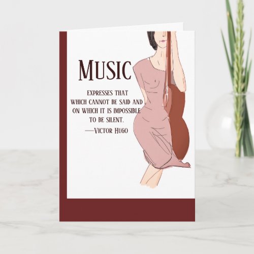 Music Express that which Cannot Be Said Card