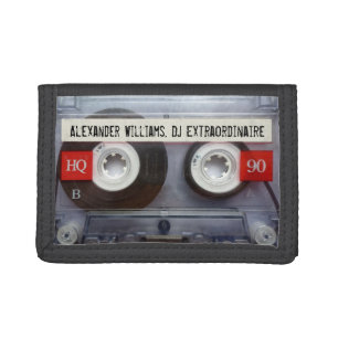 Music Extraordinaire Cassette Tape Trifold Wallet