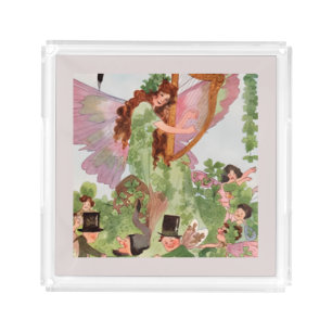 Music Faerie Playing Music Acrylic Tray