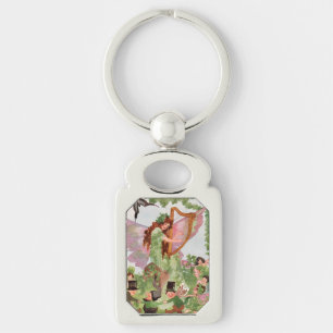 Music Faerie Playing Music Keychain