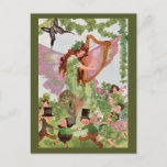 Music Faerie Playing Music Postcard at Zazzle