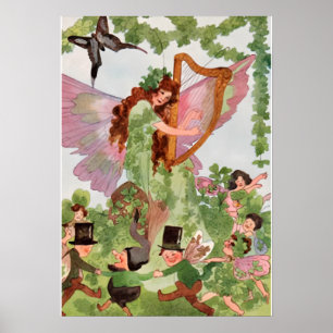 Music Faerie Playing Music Poster