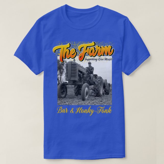 Music Farm Roadhouse Country Usa Liberty Missouri  T-Shirt (Design Front)