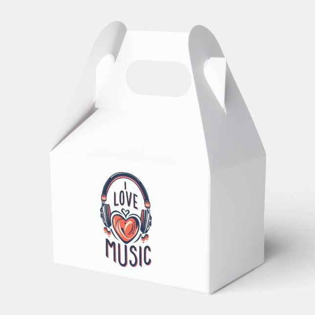 music  favor boxes (Front Side)