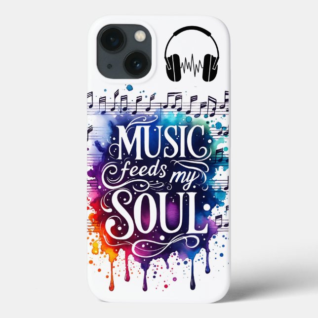 Music Feeds my Soul Case-Mate iPhone Case (Back)