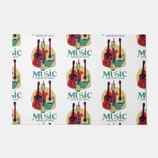 Music Feeds My Soul Doormat