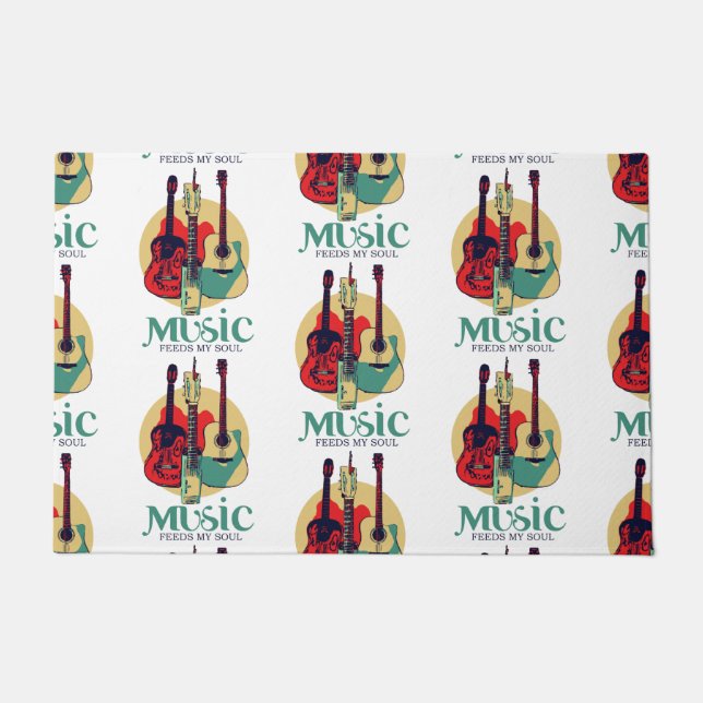 Music Feeds My Soul Doormat (Front)