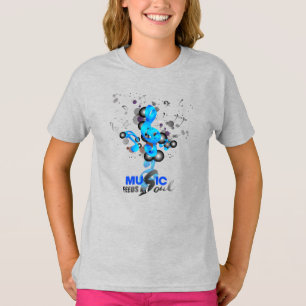 Music Feeds My Soul Kids T-Shirt