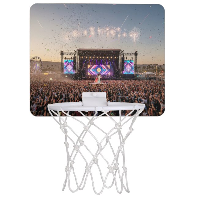 Music Fest Mini Basketball Hoop (Front)