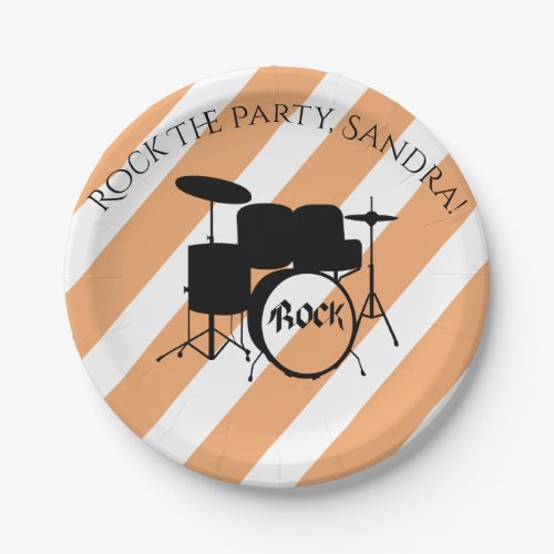 Music Festival Daisy Hippie Gifts for musicians Paper Plates