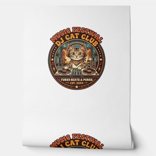 Music Festival DJ Cat Cat Lover Gift - Music Festi Wallpaper