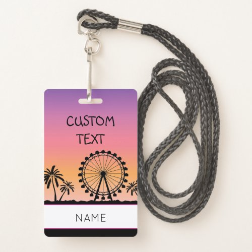 Music Festival Party Personazlied Name Badge