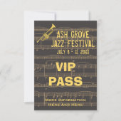Music Festival Pass Golden Trumpet Chocolate (S) (Front)