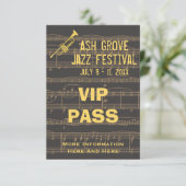 Music Festival Pass Golden Trumpet Chocolate (S) (Standing Front)