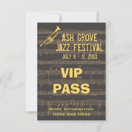 Music Festival Pass Golden Trumpet Chocolate (s)