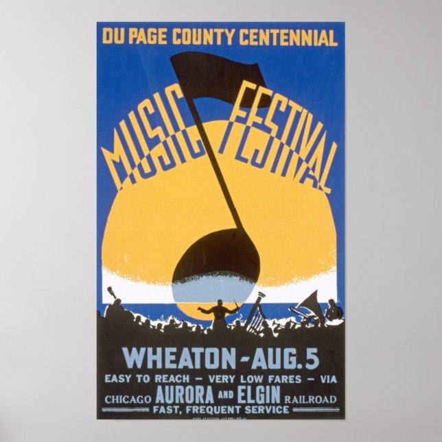 Music Festival Vintage Poster (Front)
