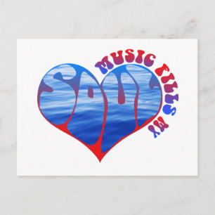 Music Fills My Soul Postcard