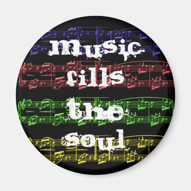 Music Fills The Soul Magnet (Front)