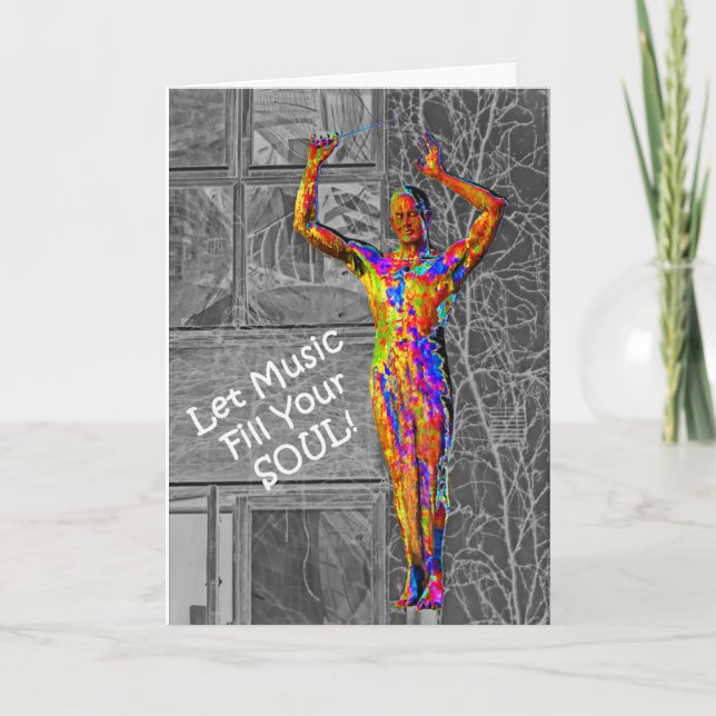 Music Fills Your Soul Card (Front)