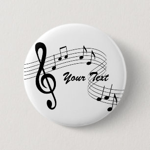Music Flows Button (any color)