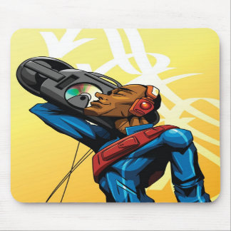 Music flows forever mousepad