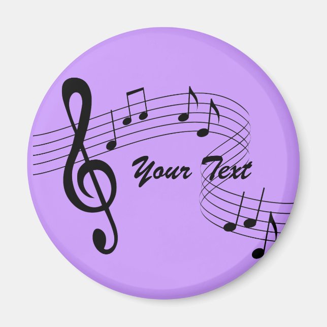 Music Flows Magnet (any color) (Front)