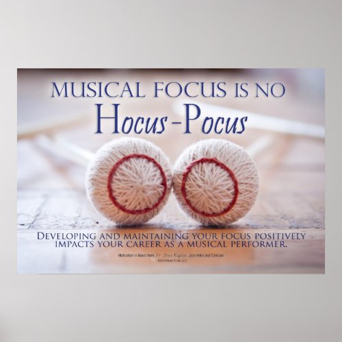 Music Focus _ Inspirational Quotes About Music Poster