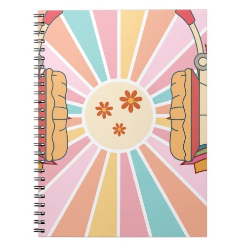 Music for the day flip flops notebook