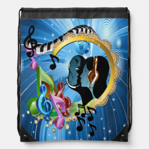 Music for the Soul Drawstring Bag