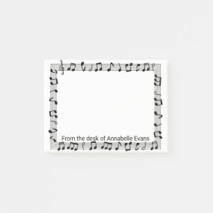 Music Notes Colourful Mini Post-it notes (200 Sheets) – Music