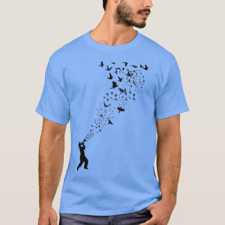 Music Freedom Music and the Birds 3 T-Shirt