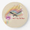 Music From The Heart Acrylic Wall Clock